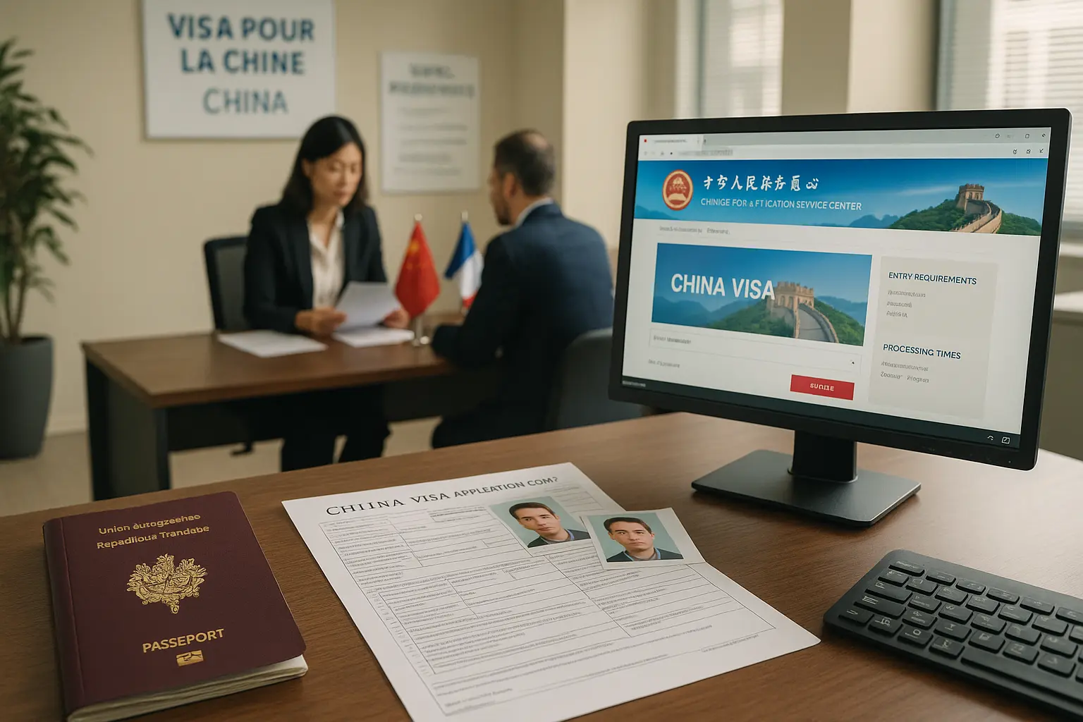 visa pour la chine pour les francais