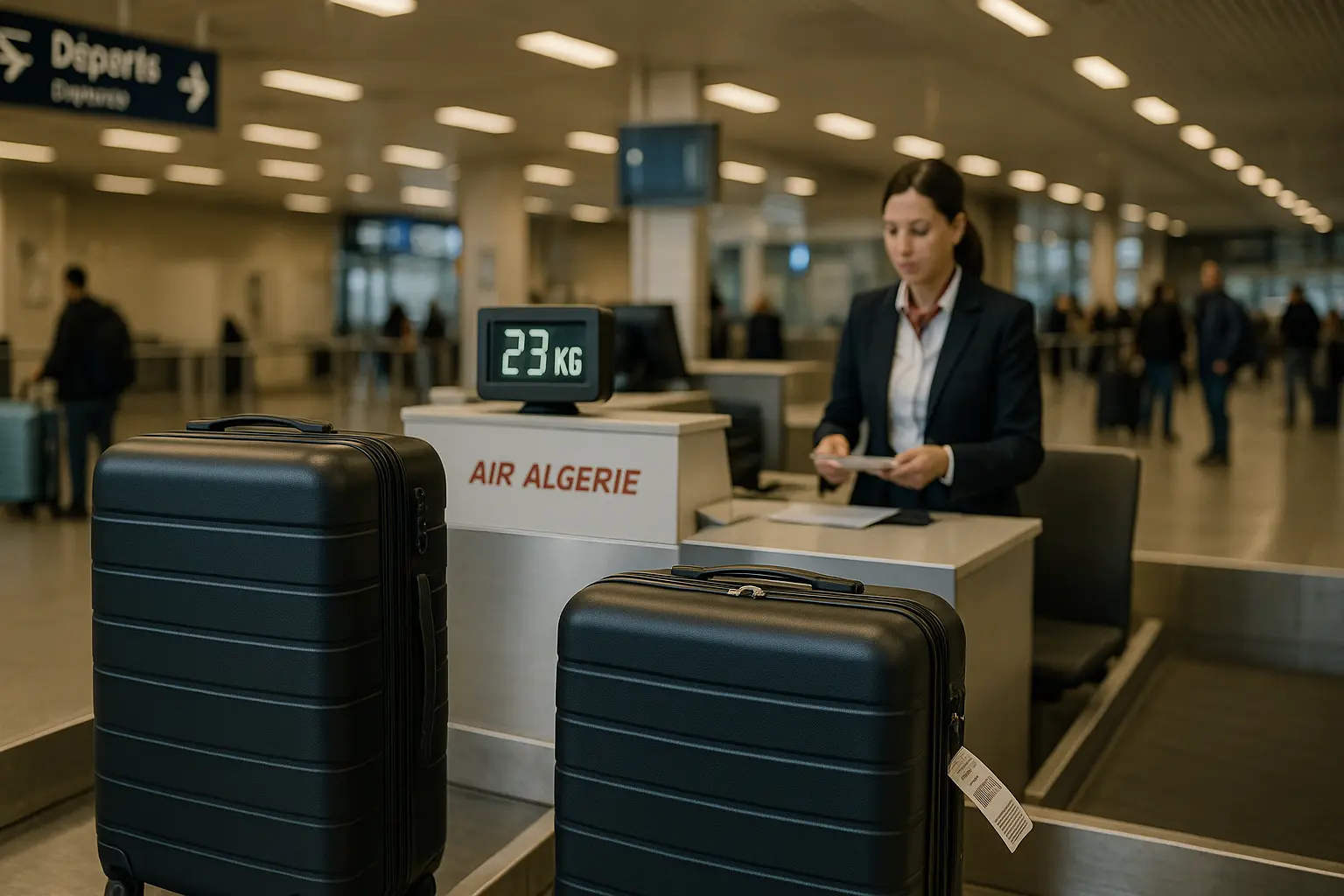 peut on prendre 2 bagages en soute air algérie