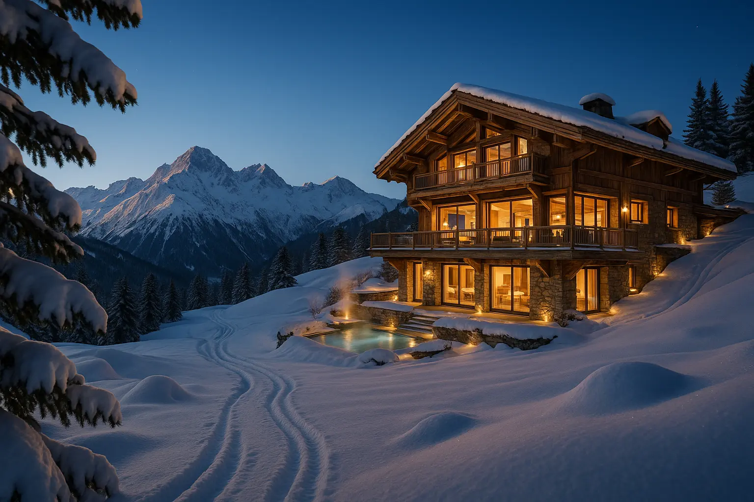 chalet luxe alpes le collectionist