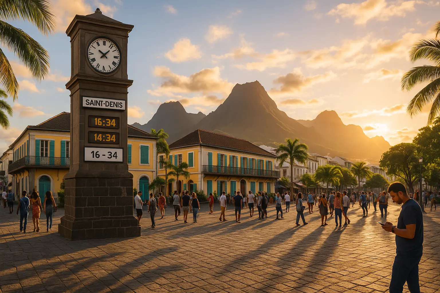 heure de l'ile de la réunion