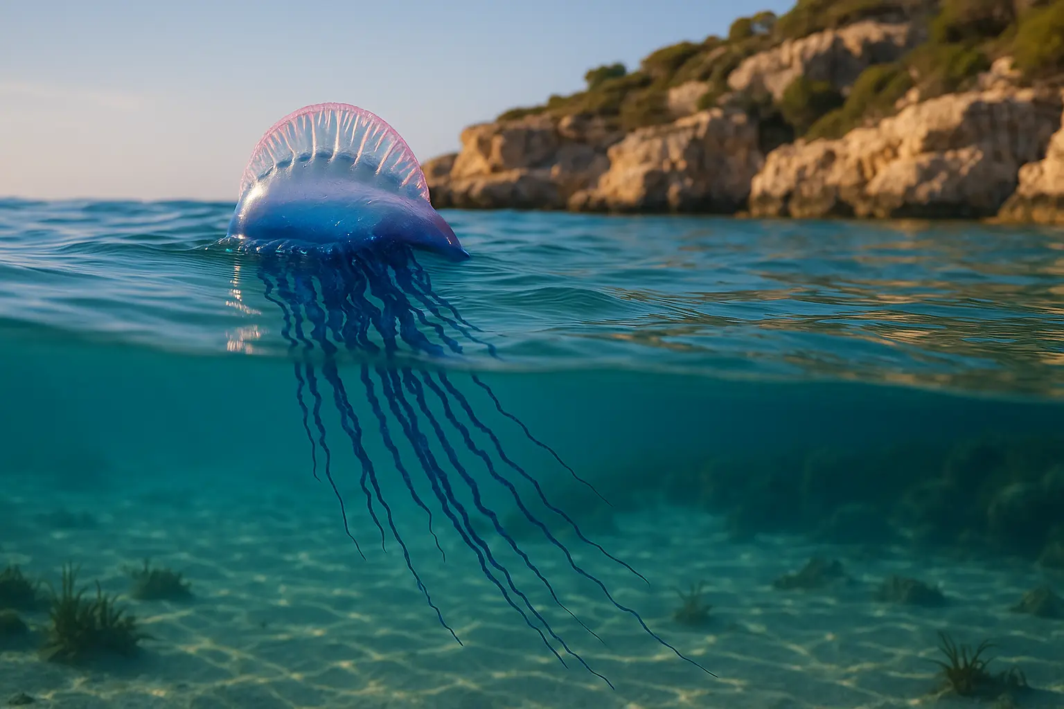 fausse méduse méditerranée