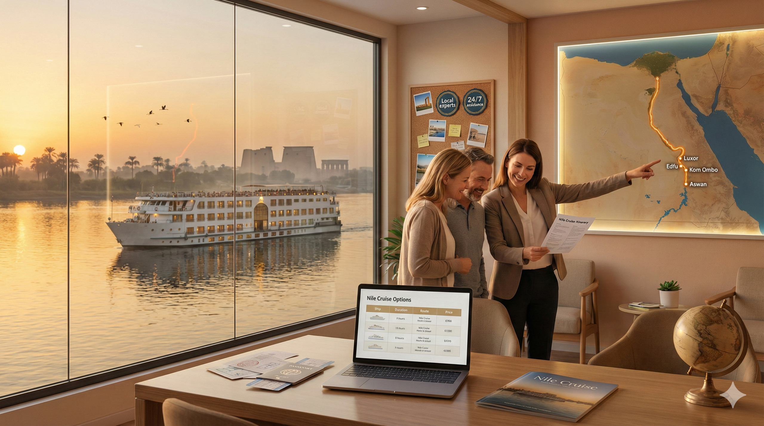 meilleure agence de voyage pour croisière sur le nil